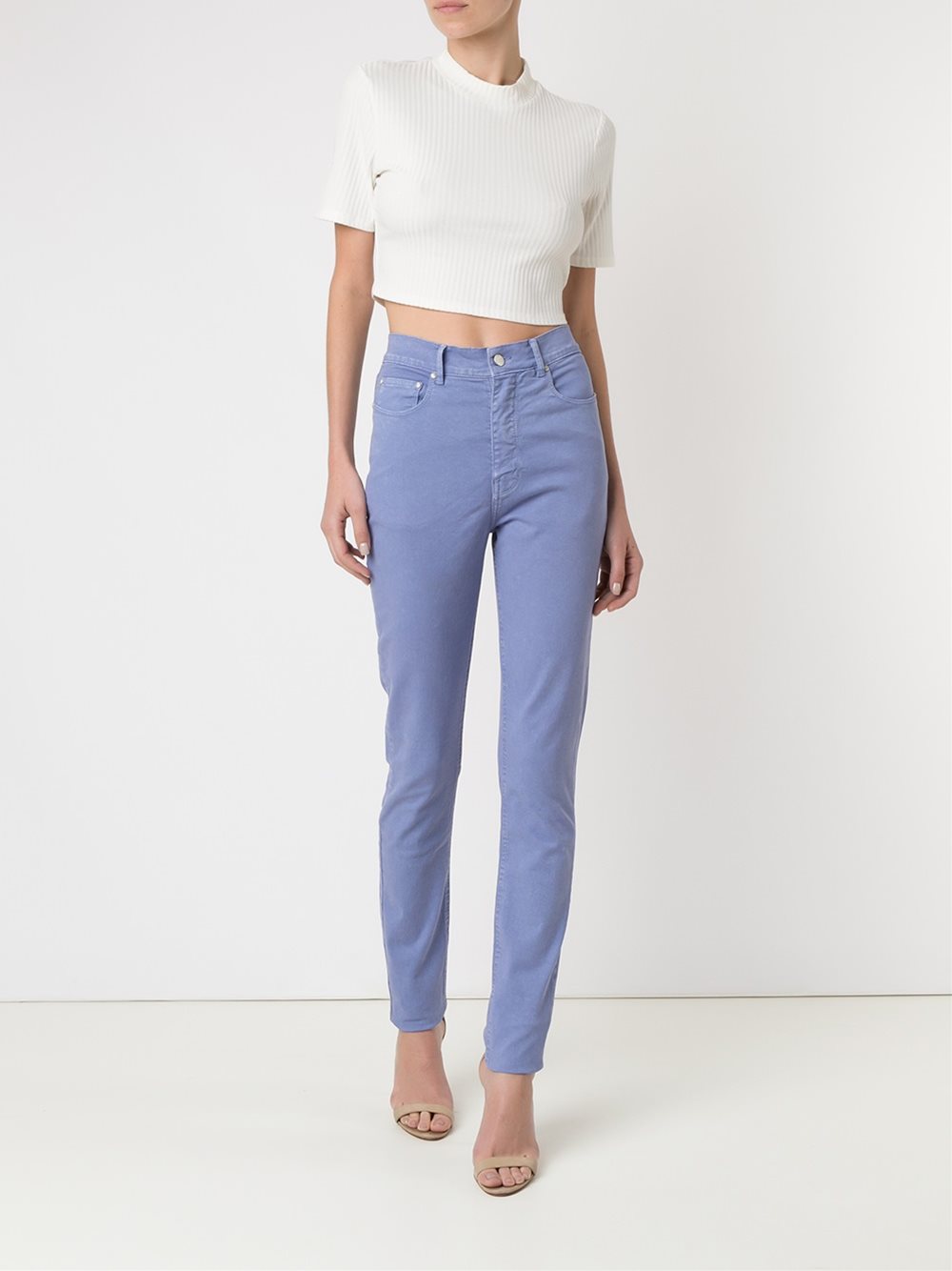 high waisted skinny jeans