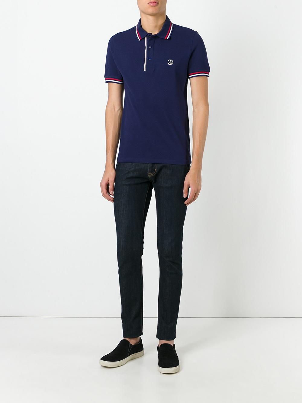 peace plaque polo shirt