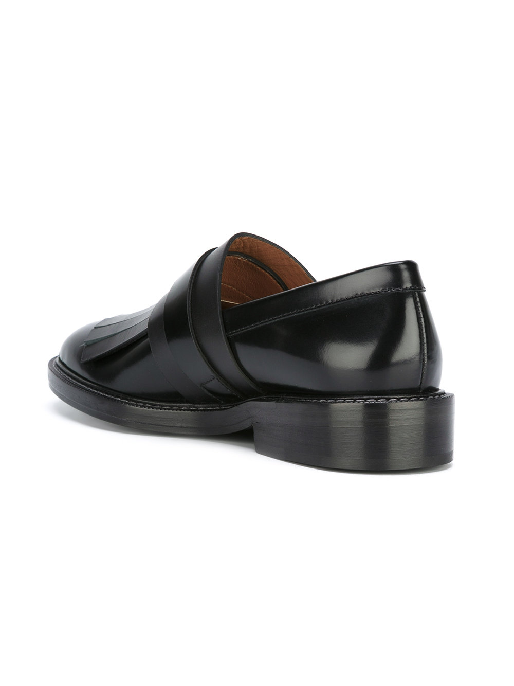 monk strap fringed loafers