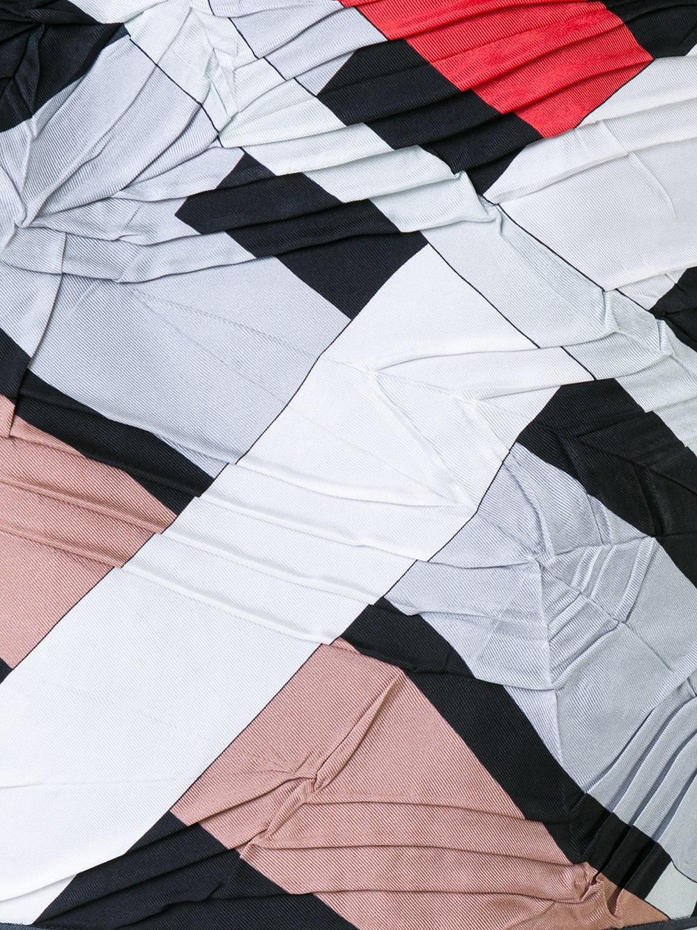 geometric print skirt