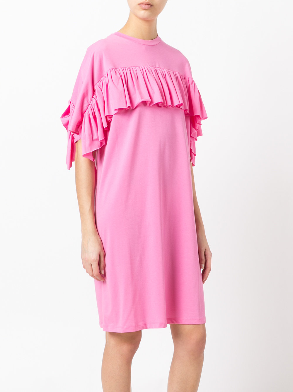 ruffled trim dress 