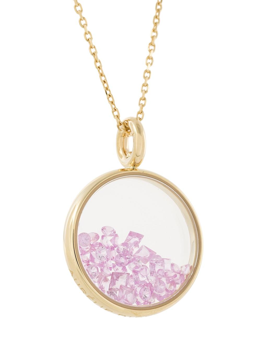 'Chivoir' pink sapphire necklace