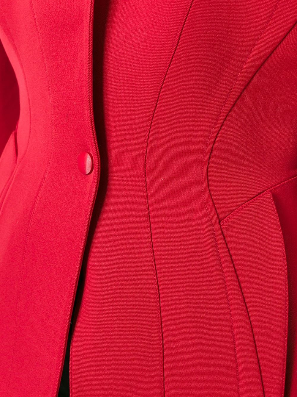 structured shoulder blazer 