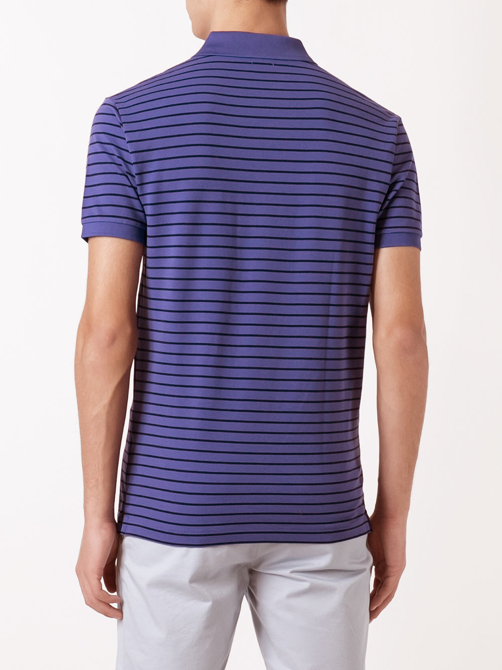 striped polo shirt 