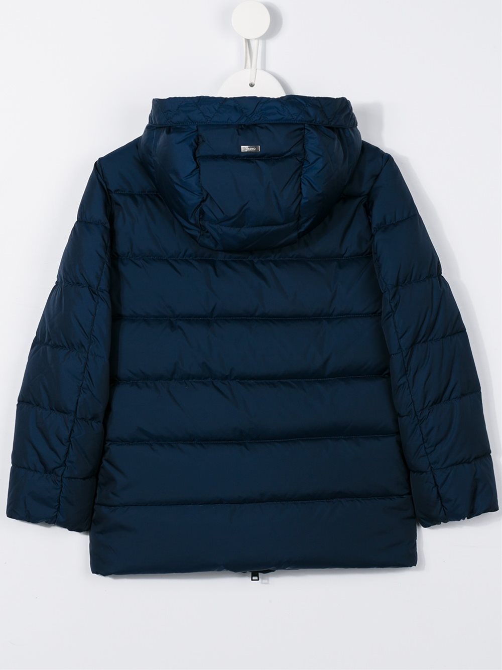 hooded down coat