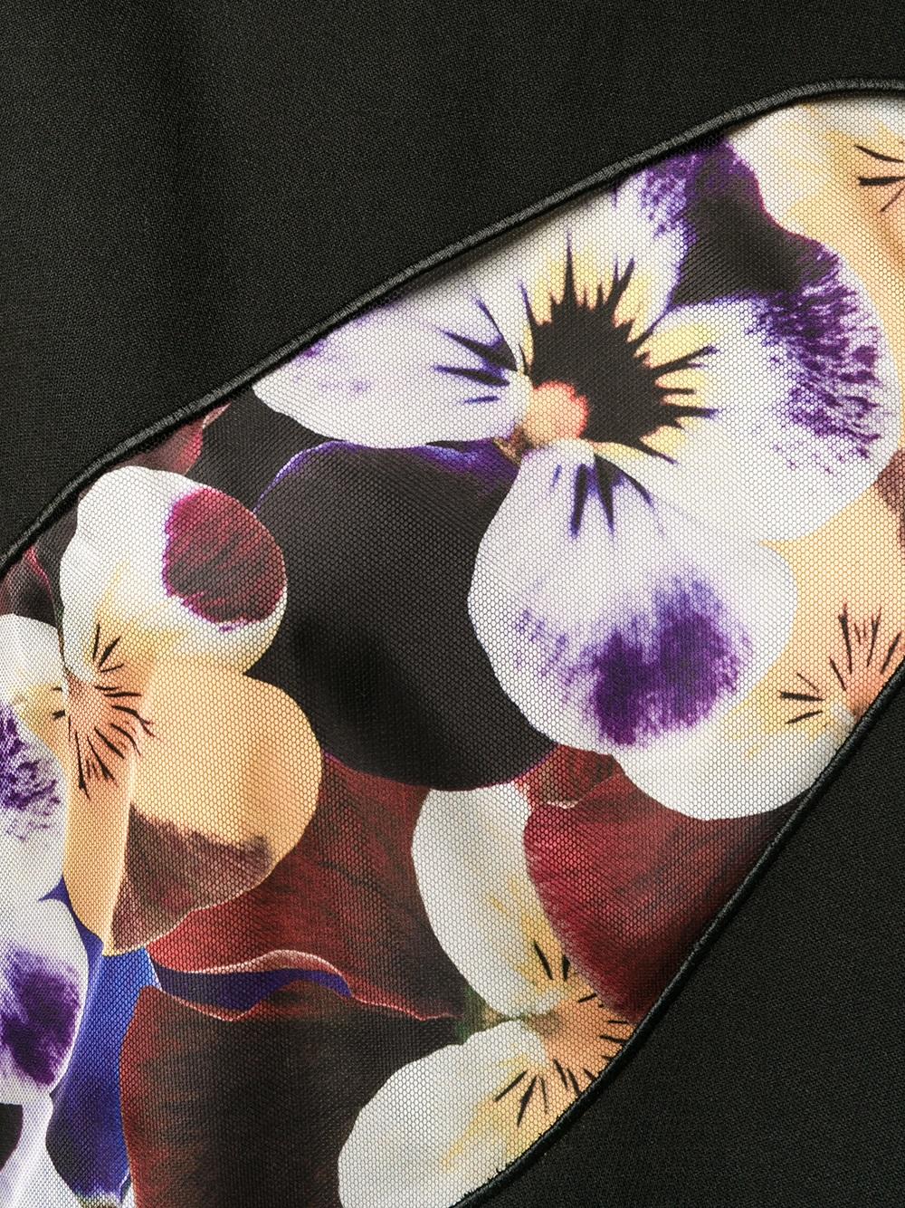 floral panelled top