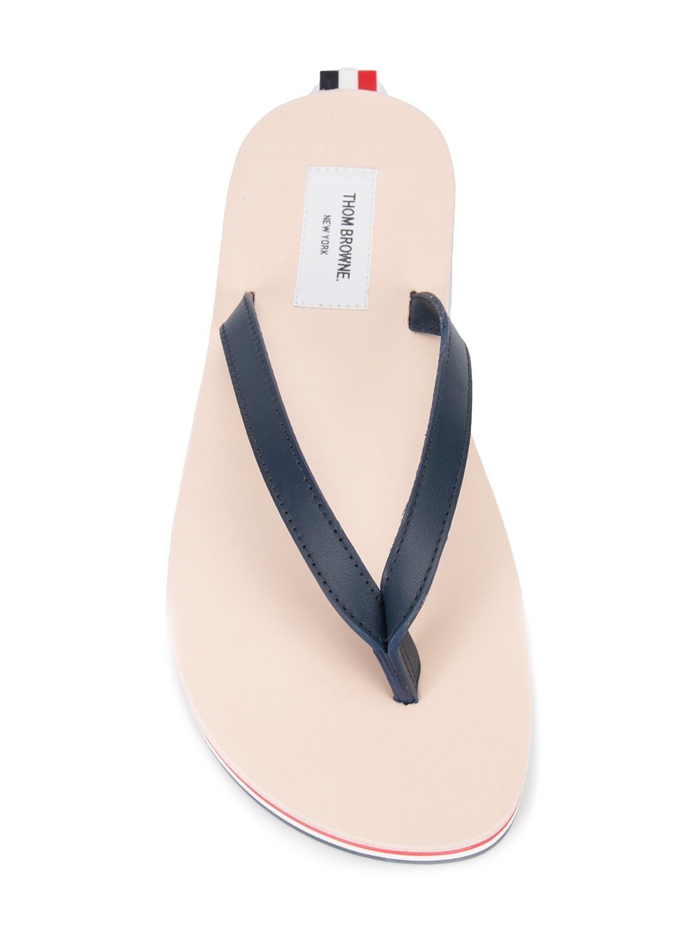 lateral stripe flip flops