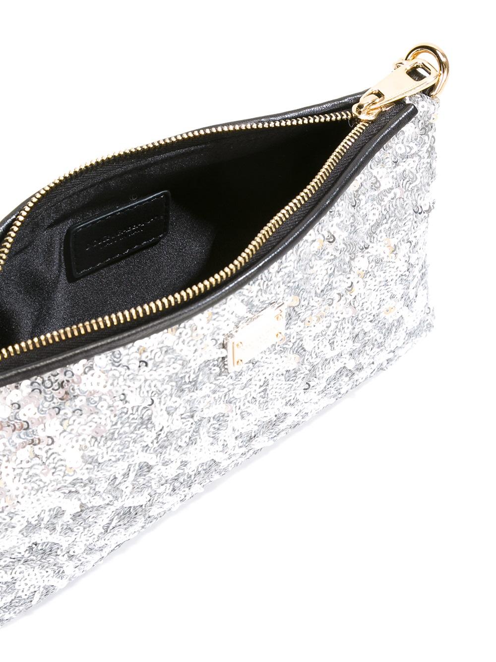 mini sequinned shoulder bag