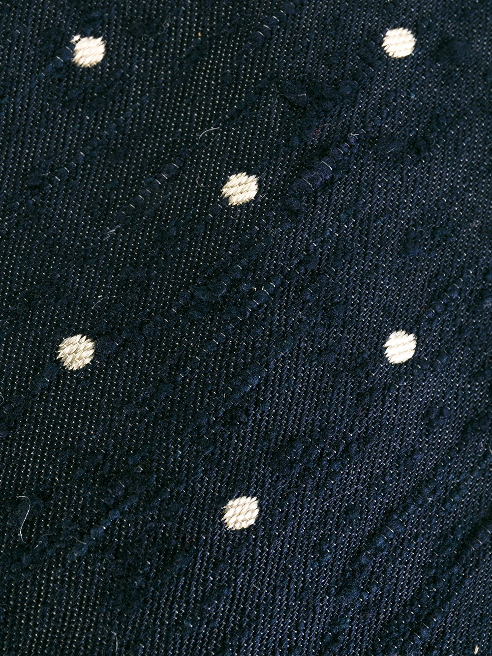 woven polka dot tie 