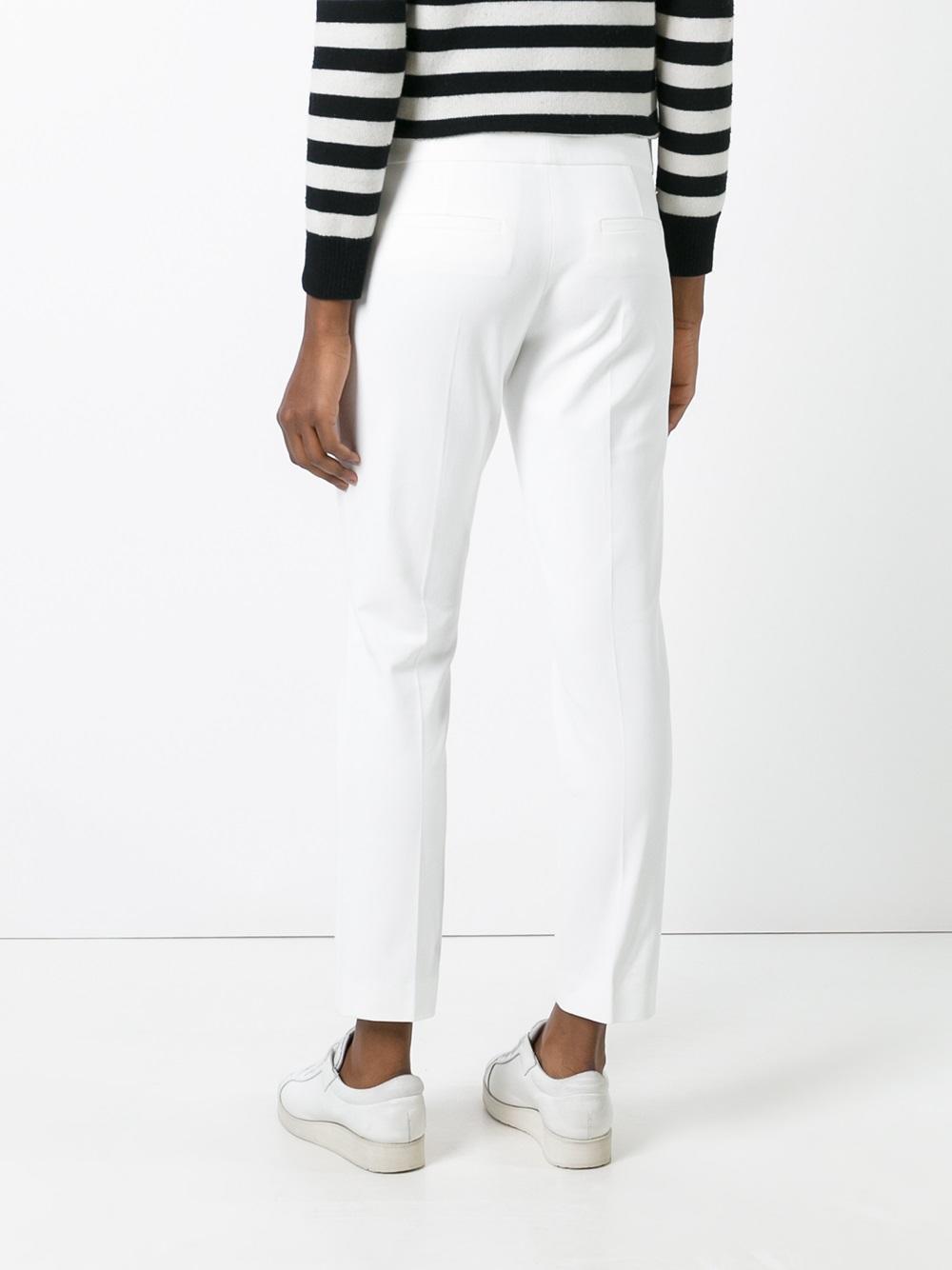 tailored cropped trousers