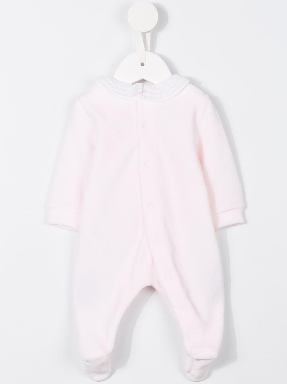 ruffled collar pyjamas