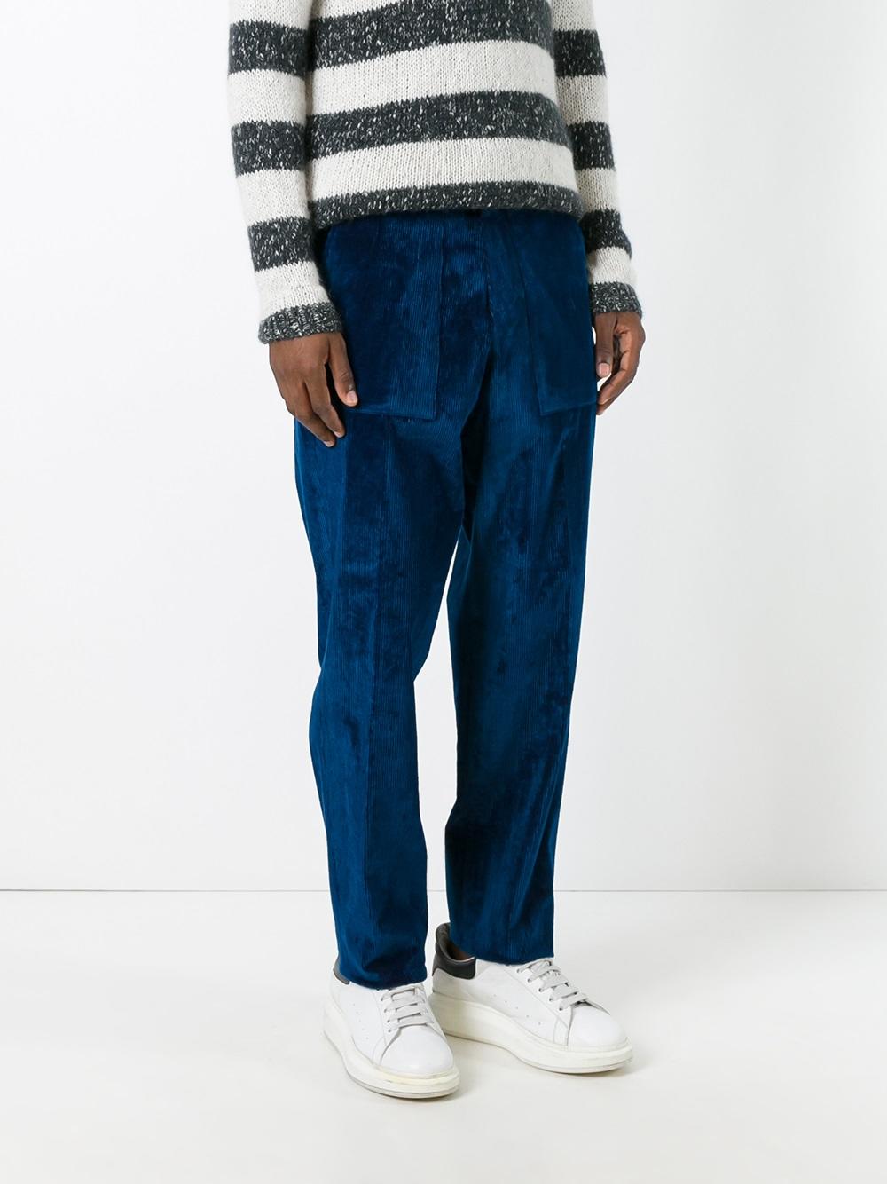 patch pockets pants 