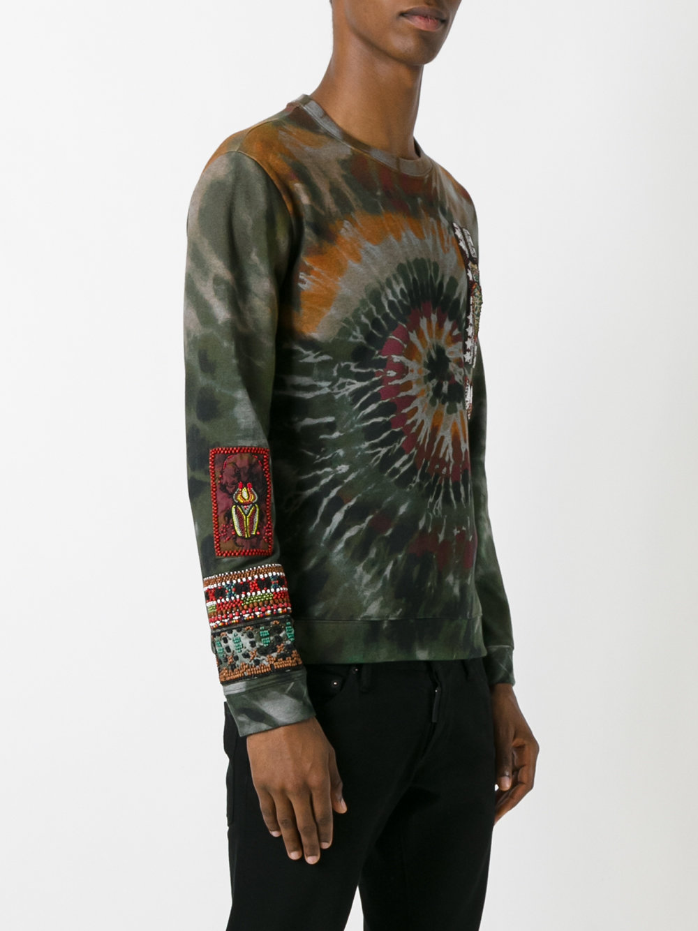 tie-dye swirl sweatshirt