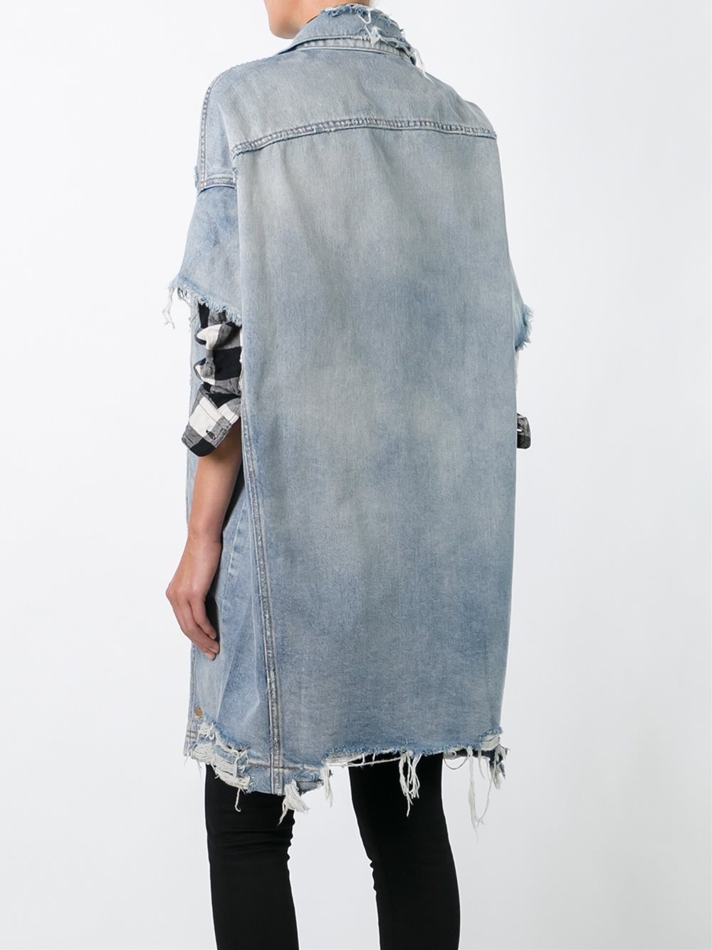 cut off sleeve jacket