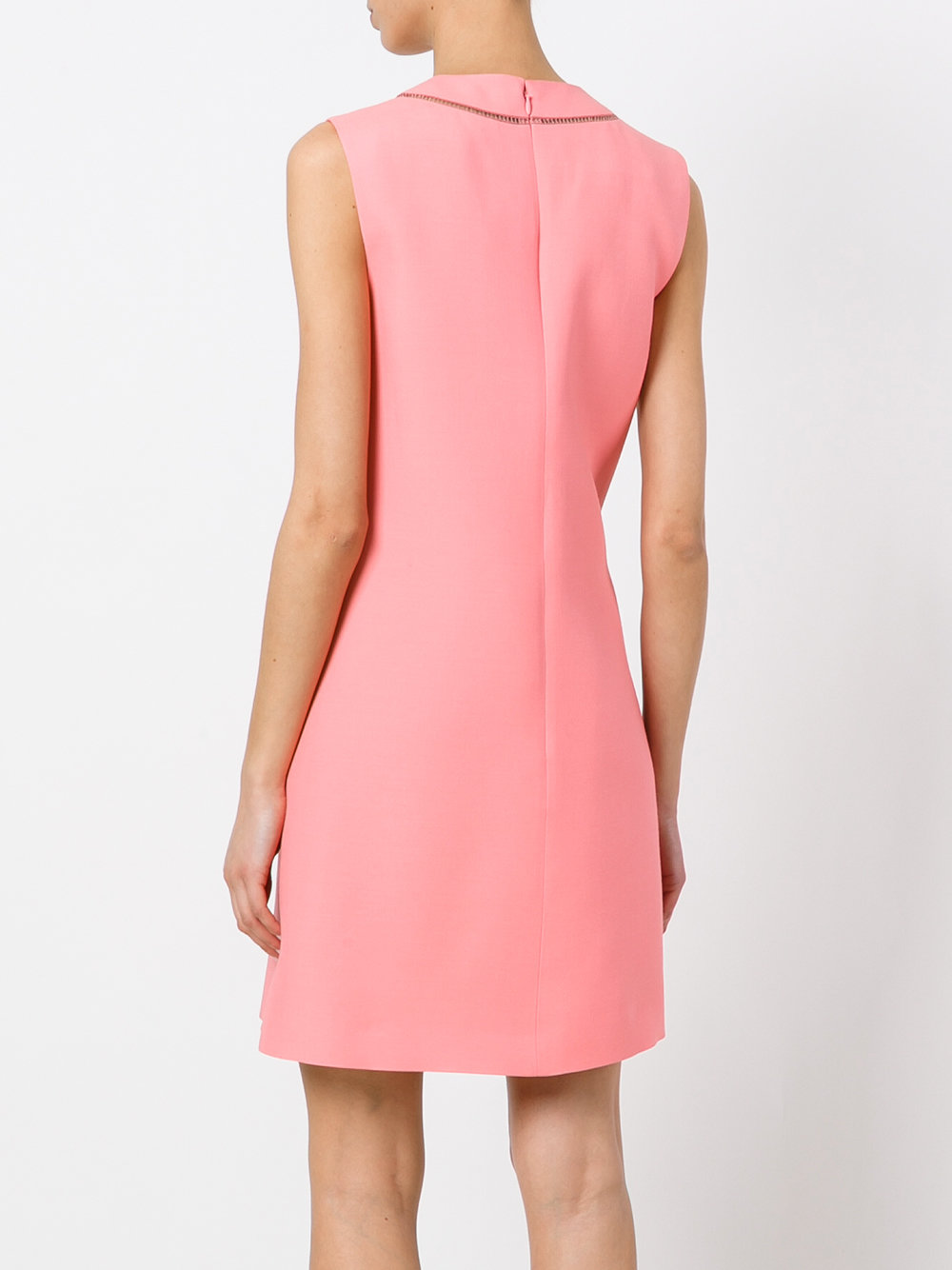 sleeveless A-line dress