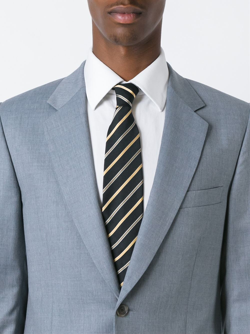 diagonal stripe tie
