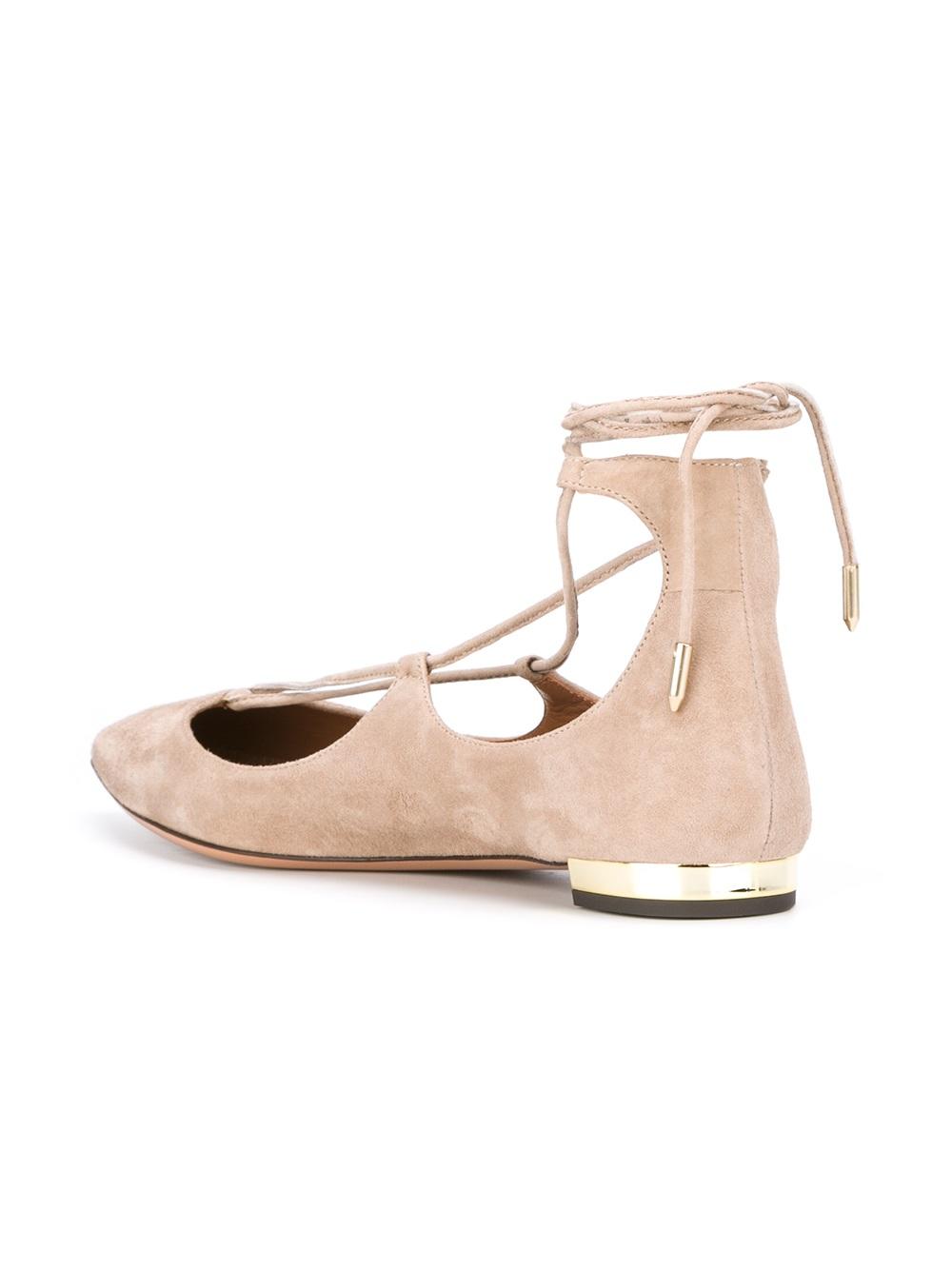 pointed toe ballerinas