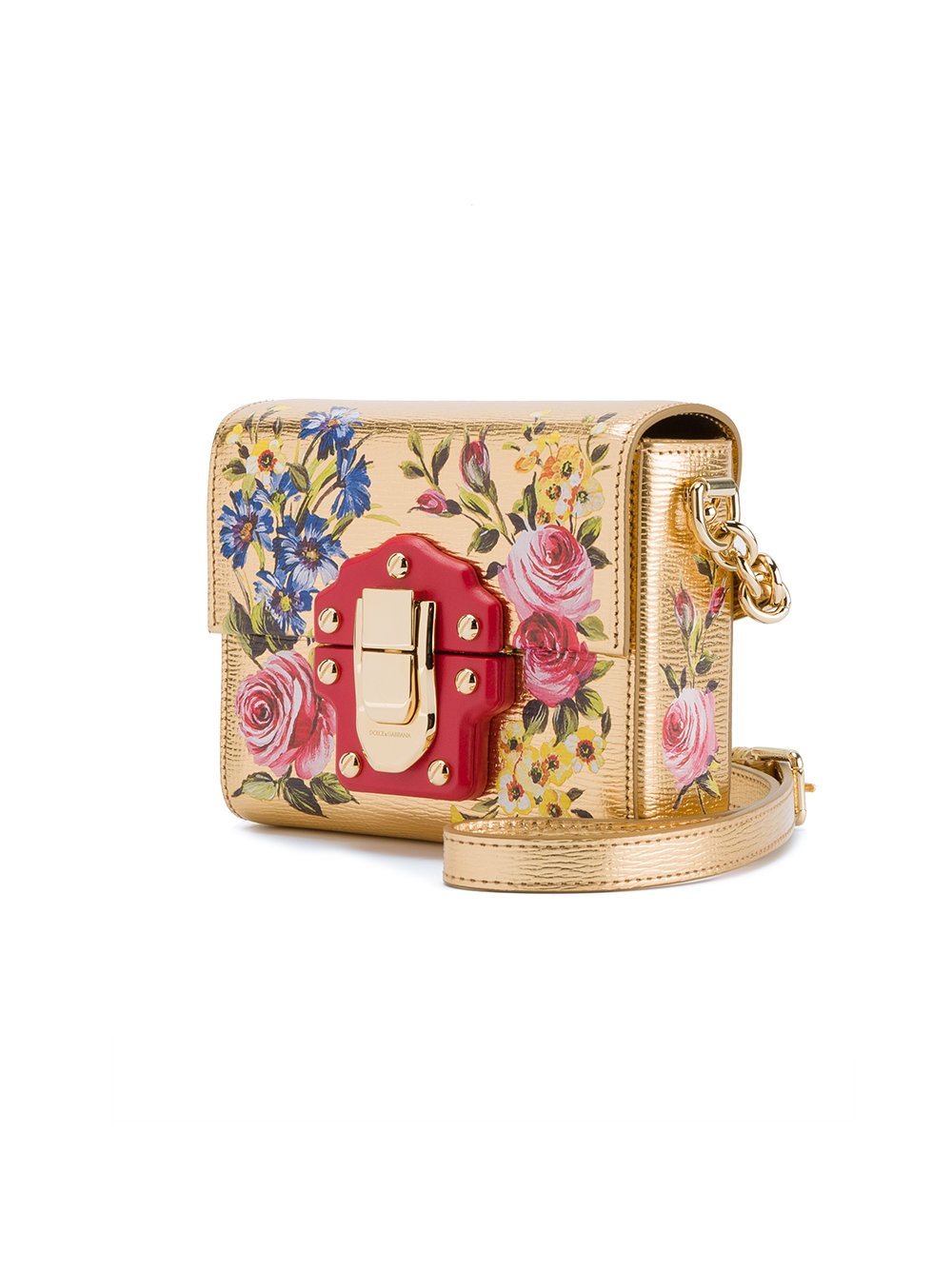 rose painted mini Lucia bag