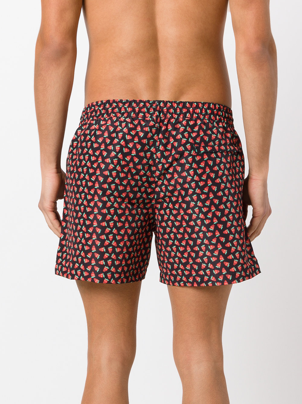 printed drawstring swim shorts 