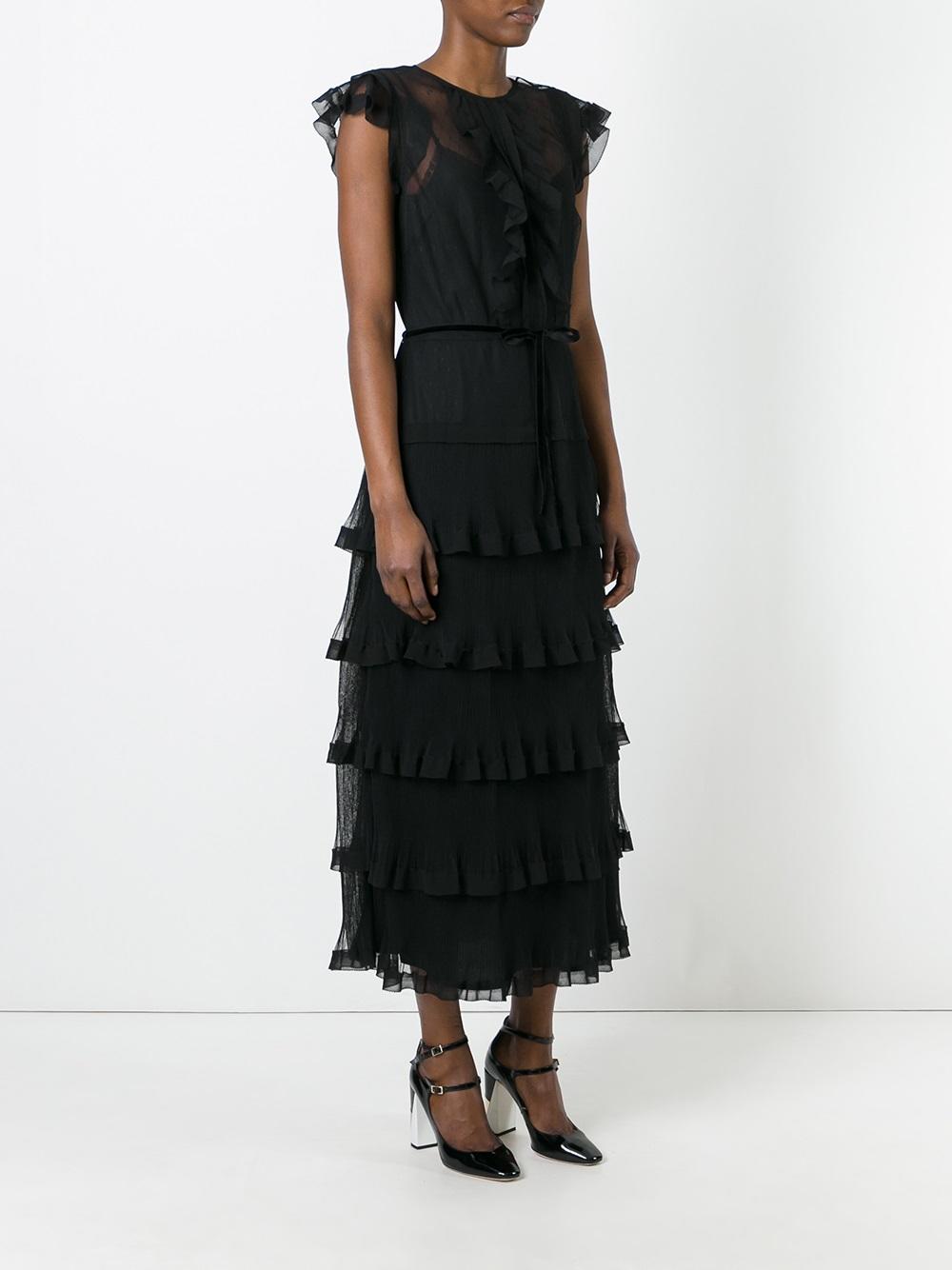 frill tulle dress