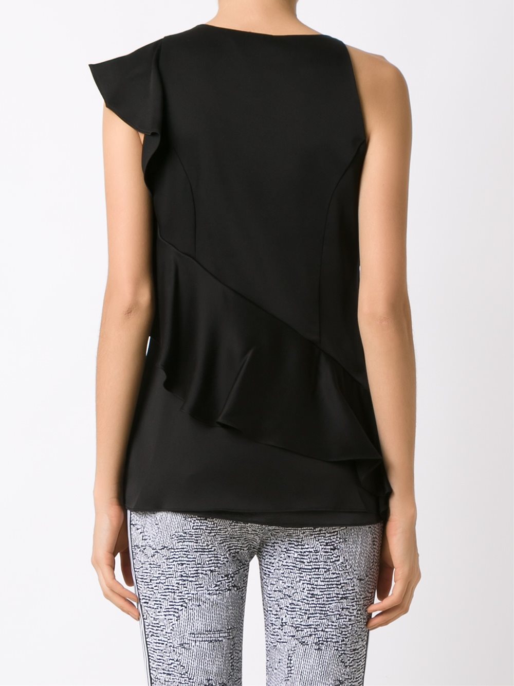 ruffled blouse