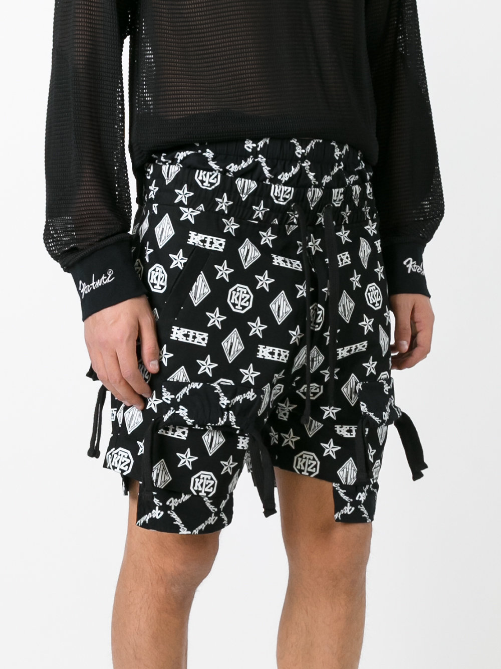 monogram overlap shorts 