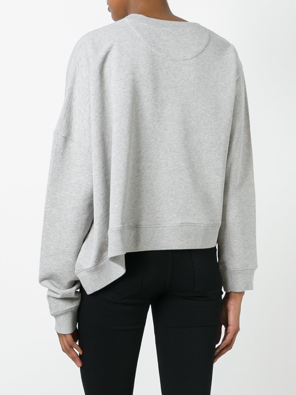 asymmetric sweatshirt