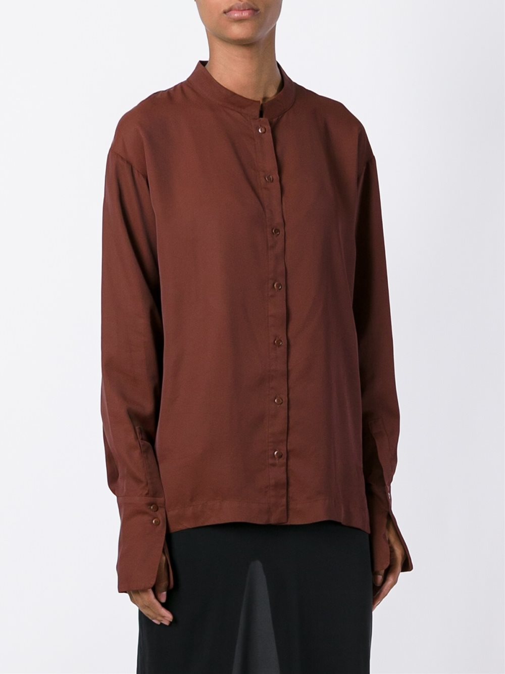 mandarin neck shirt