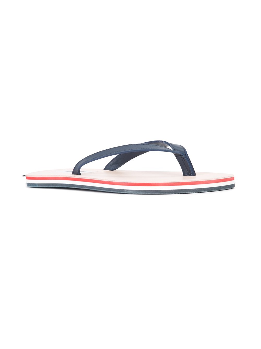 lateral stripe flip flops