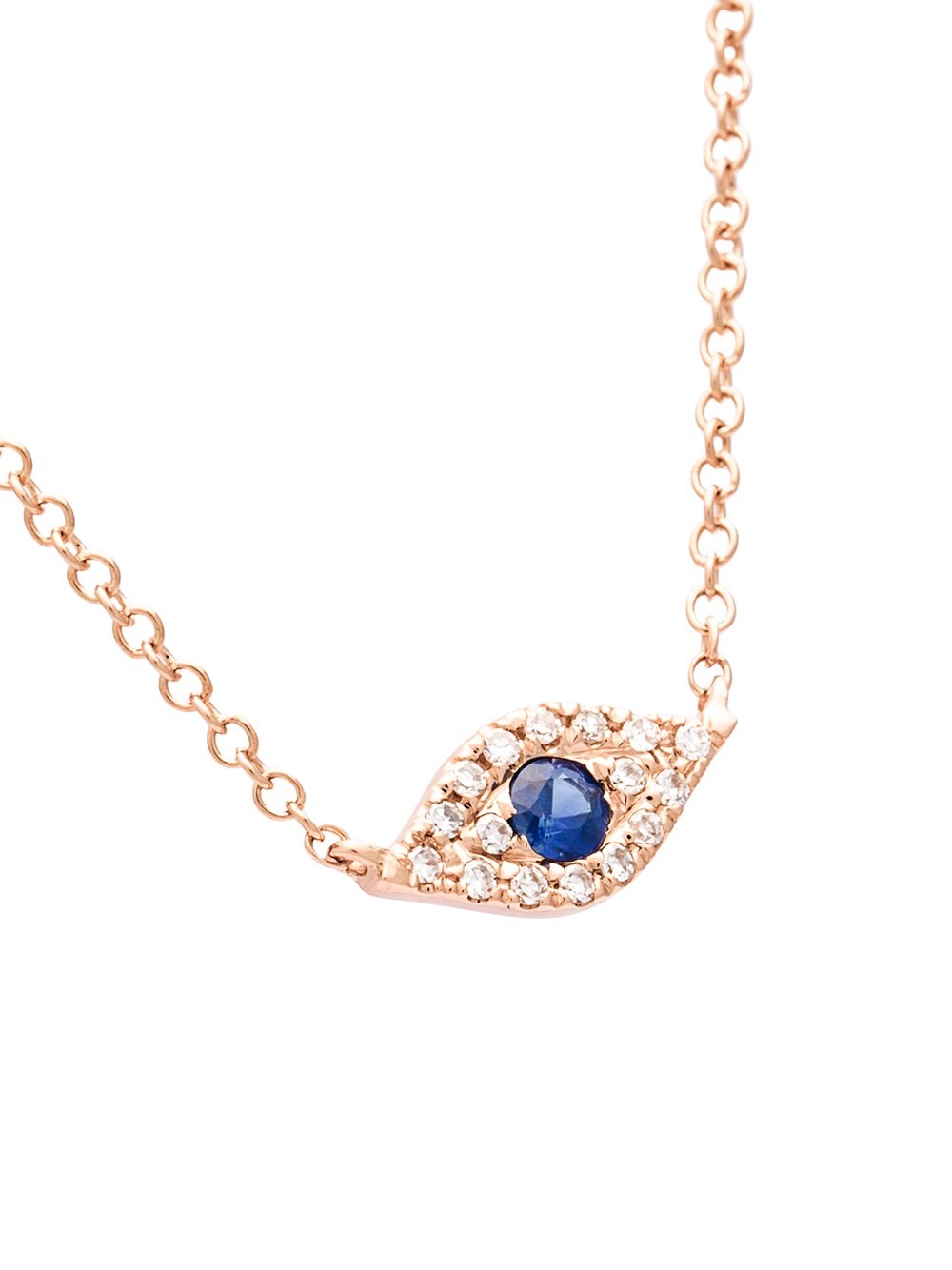 diamond evil eye necklace