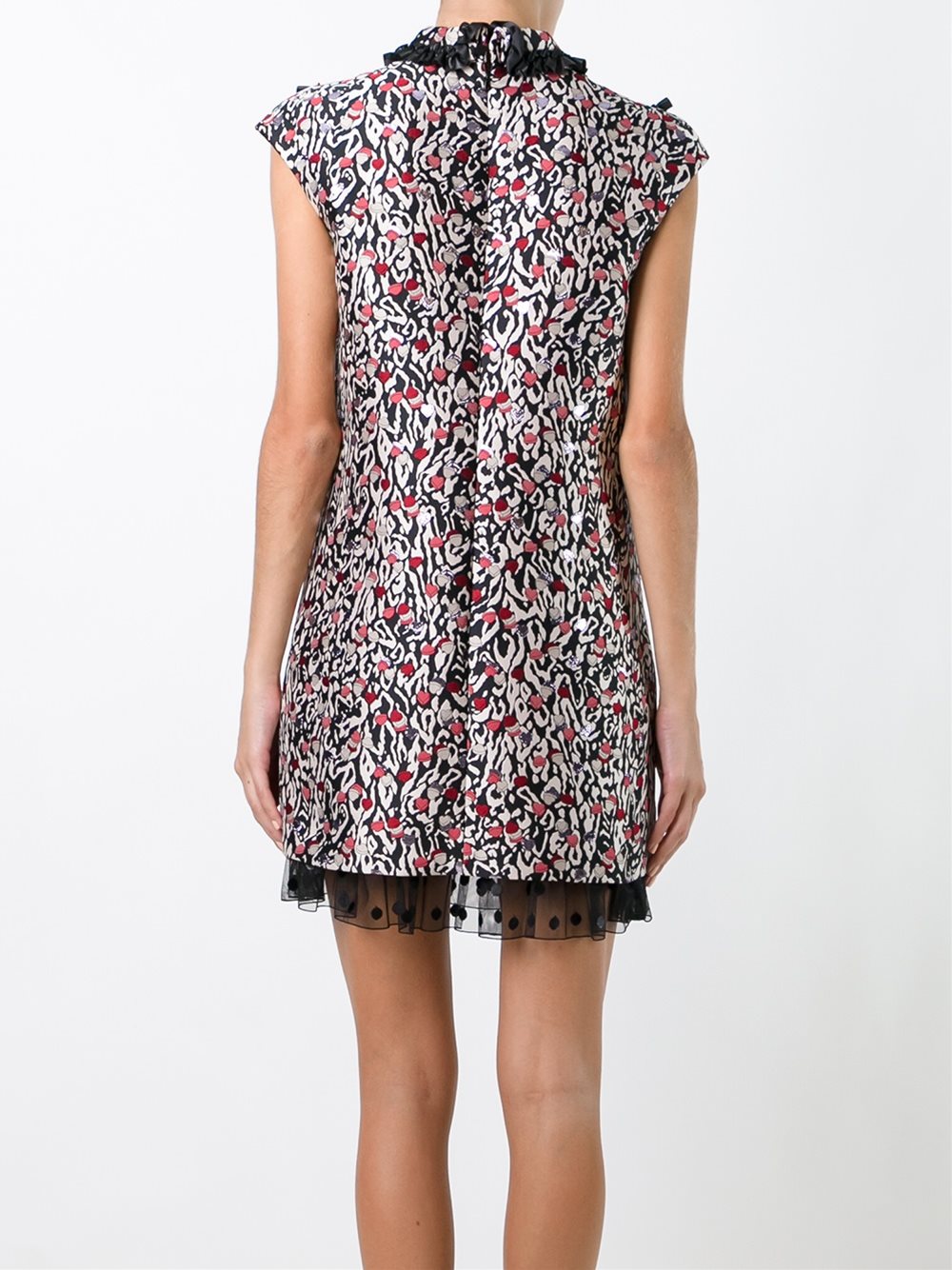 short printed dress