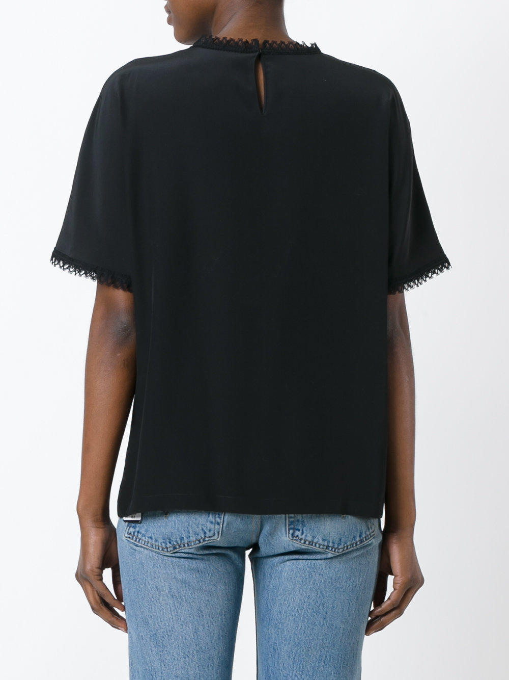 lace trim top