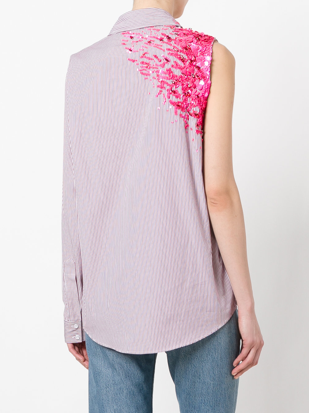 Crash one-sleeve shirt