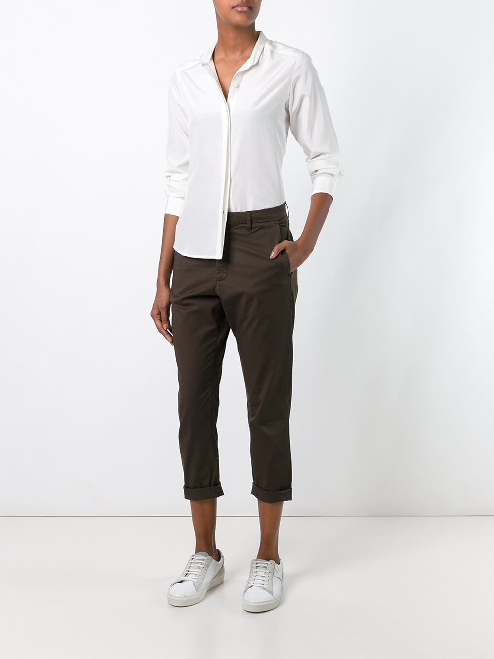 cropped trousers