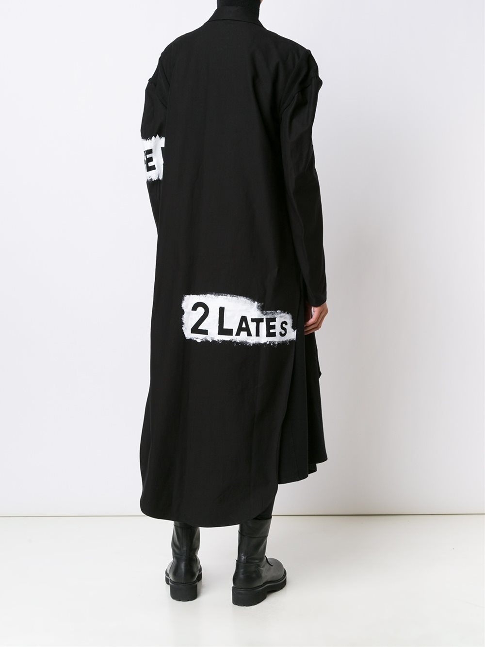 long painted coat 