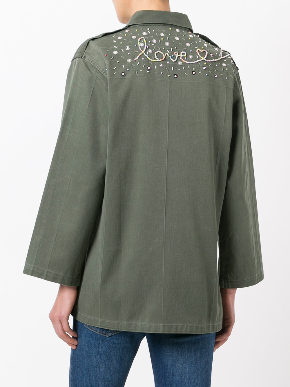 embellished army jacket