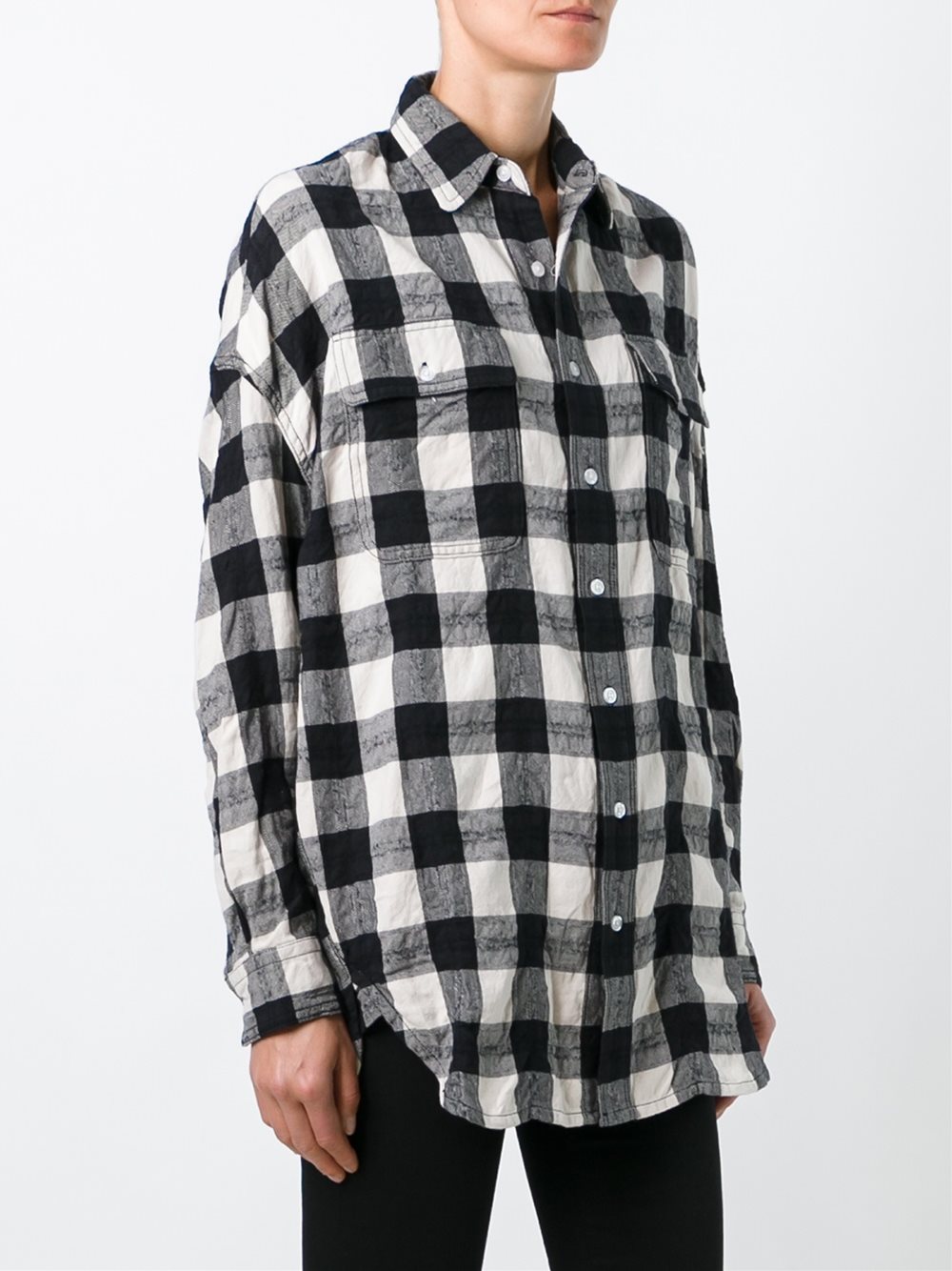 'Oversized Check shirt