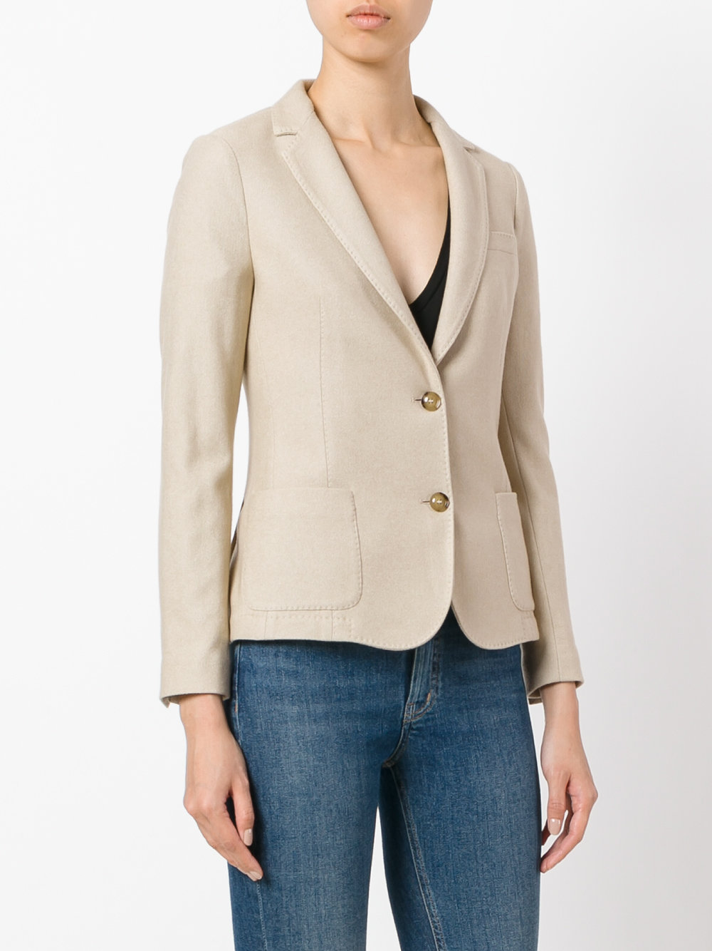 two-button blazer