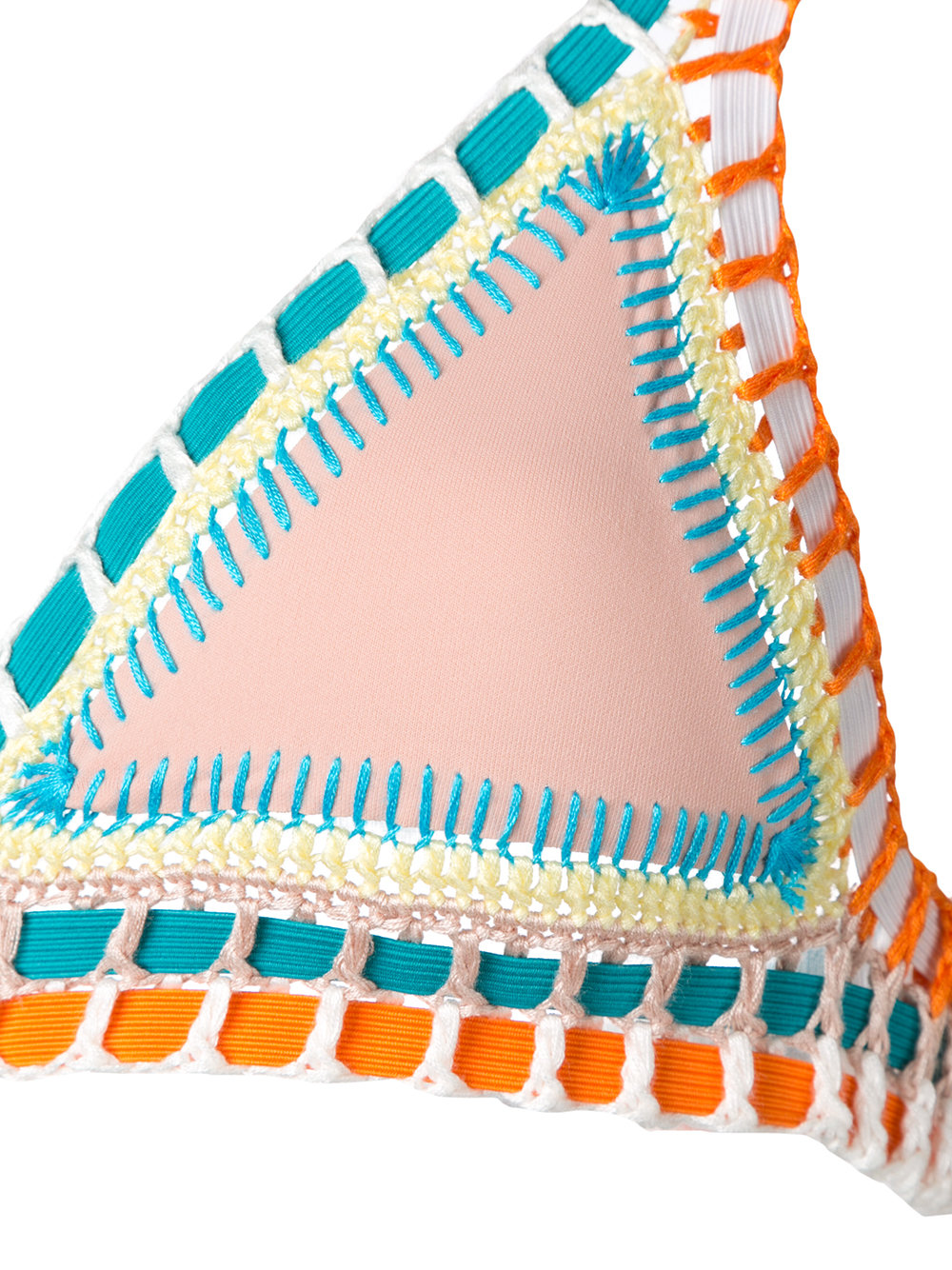 Embroidered Luna bikini top