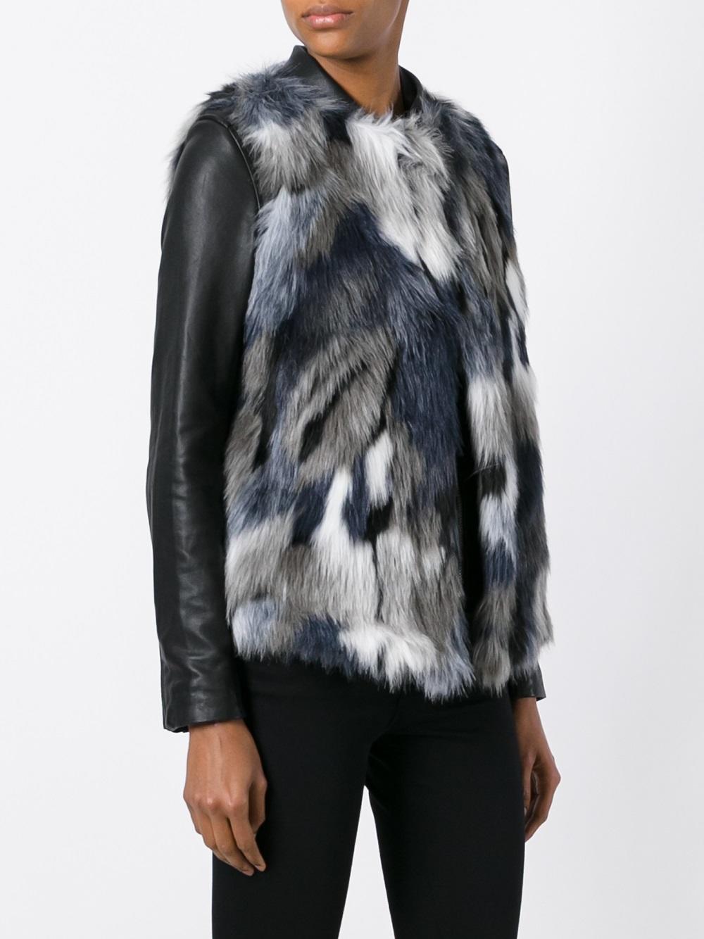 faux fur gilet