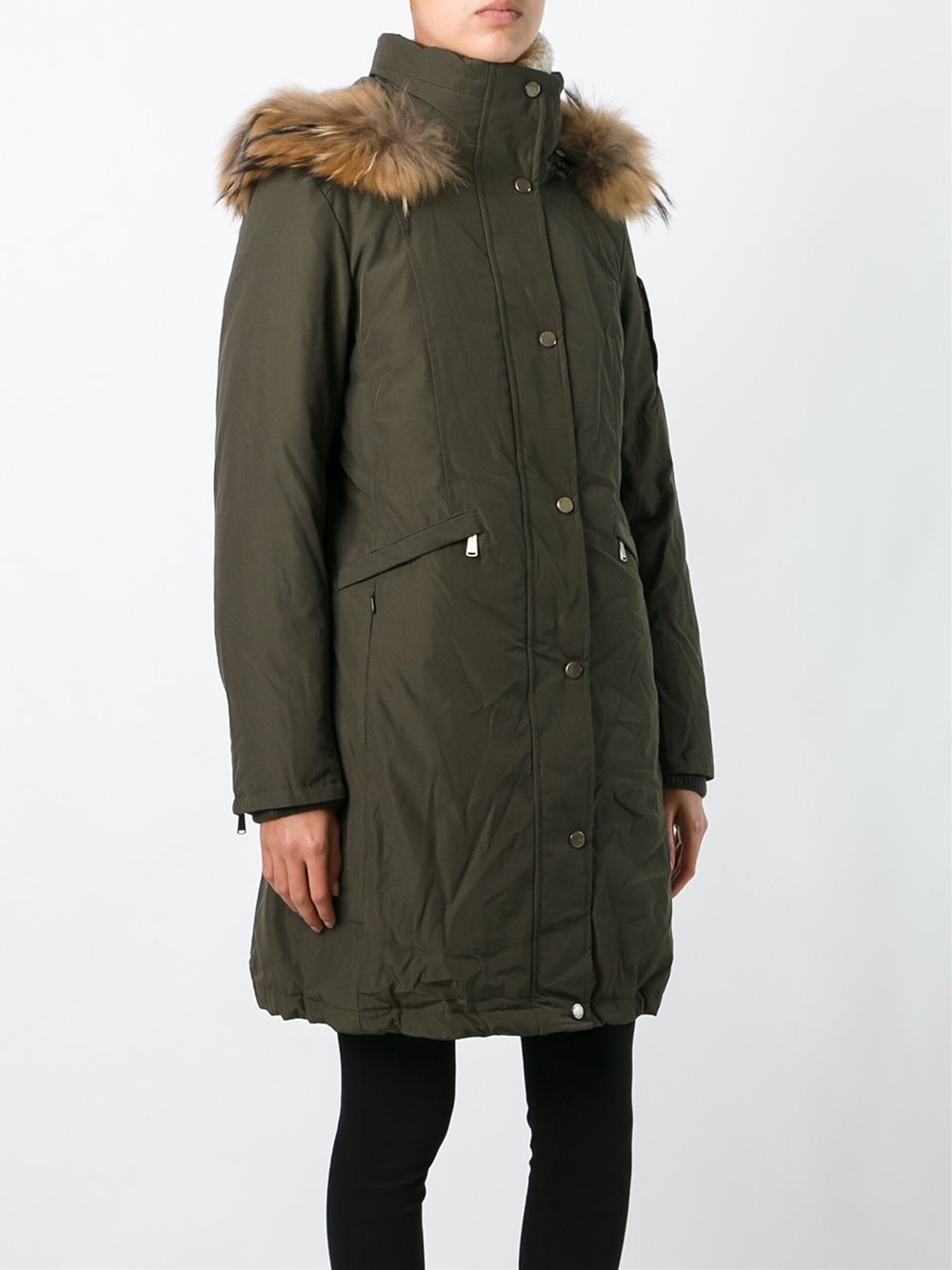 hooded parka coat