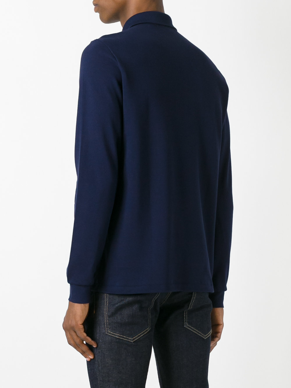 longsleeved polo shirt