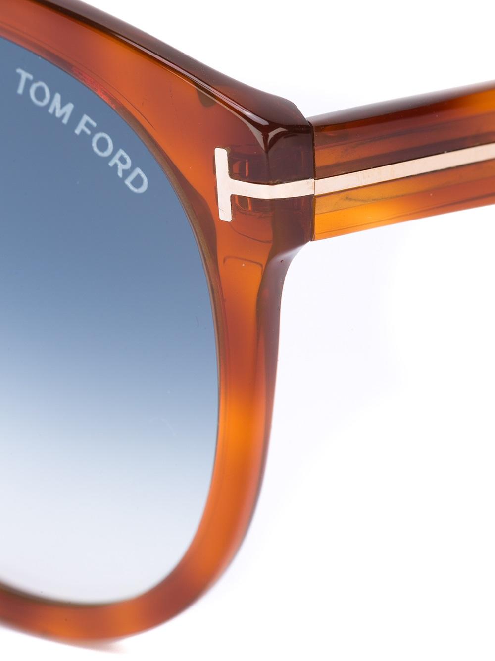 tortoiseshell round sunglasses