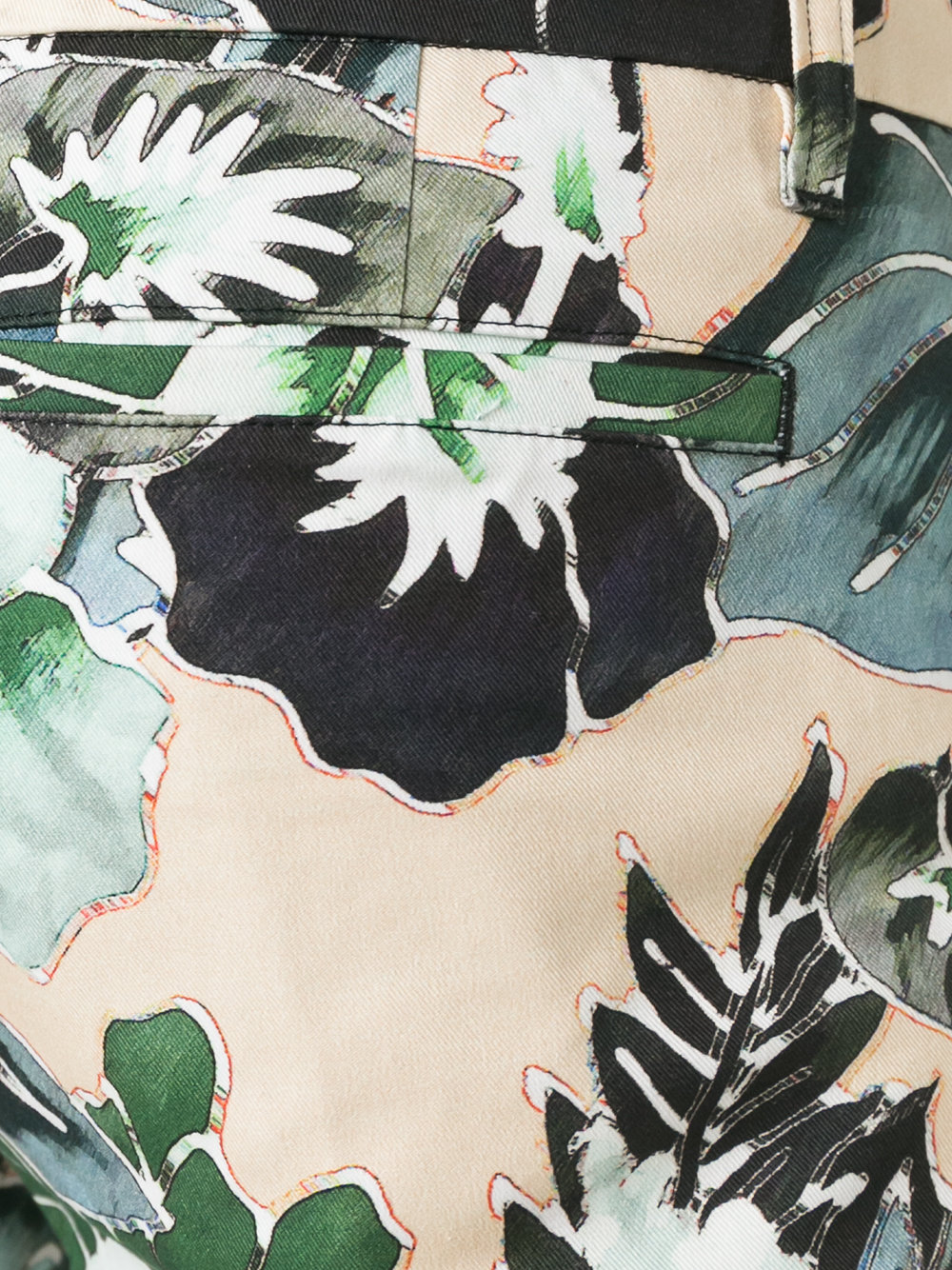 floral cropped trousers 