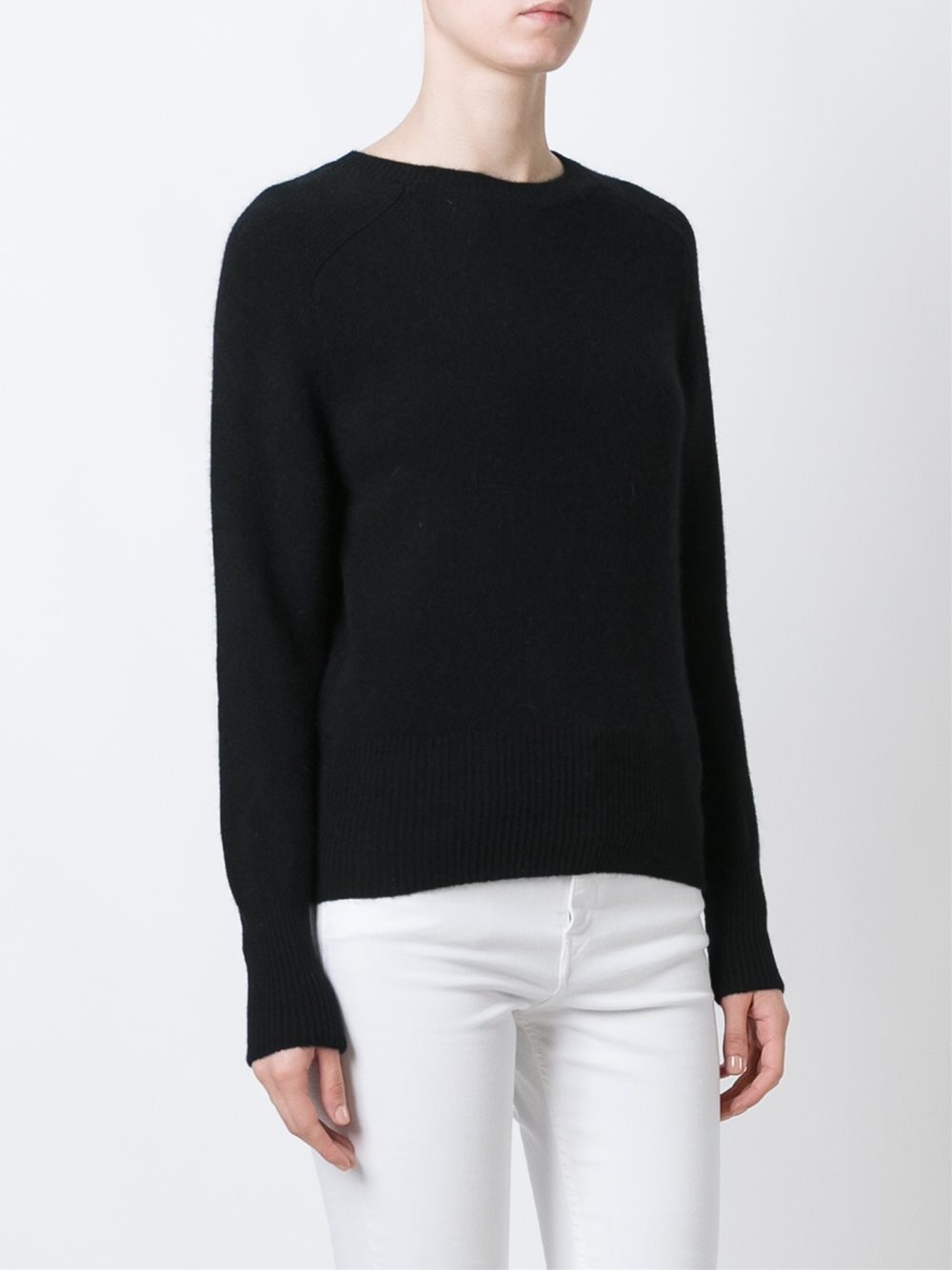 ribbed cuffs pullover