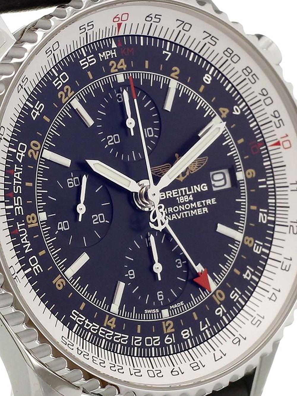 'Navitimer World' analog watch