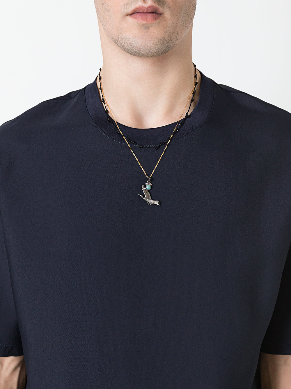 bird chain and cordon necklace