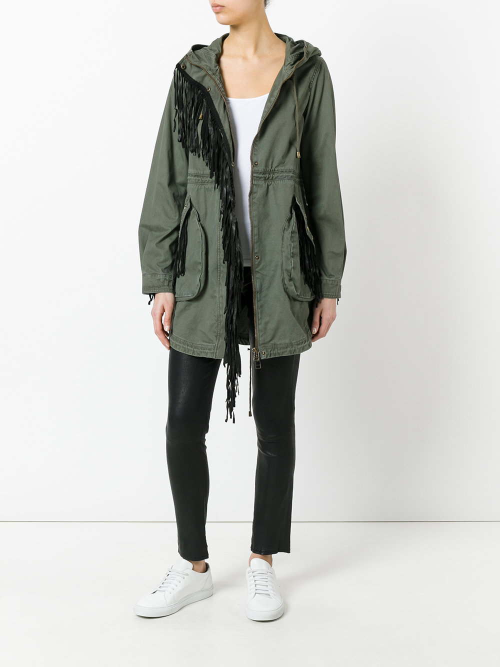 fringed parka 