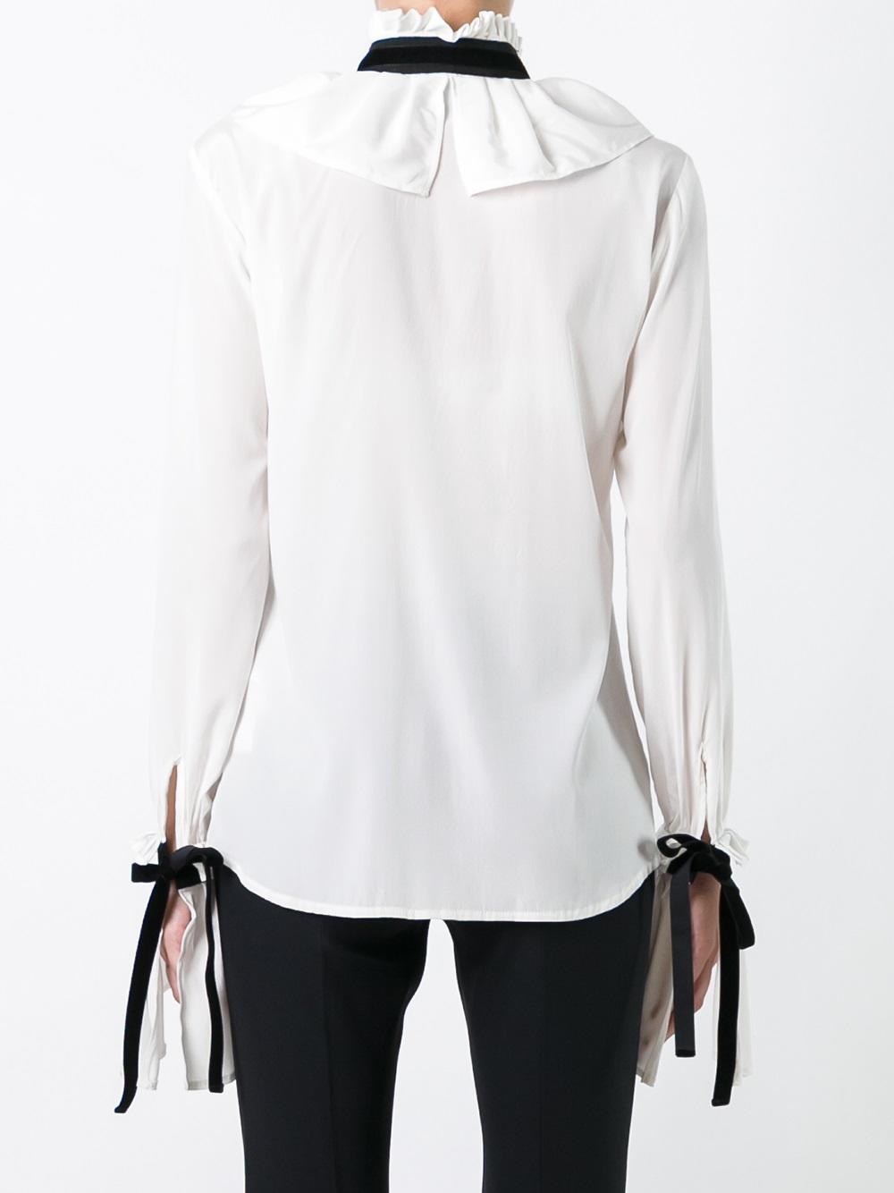 bow tie blouse 