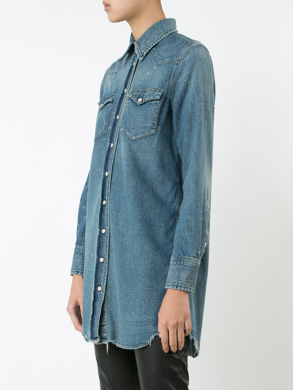 denim shirt dress